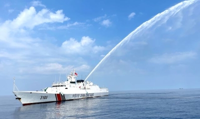 Philippine coastguard hits out at China&#039;s &#039;brute force&#039; after water cannon attack