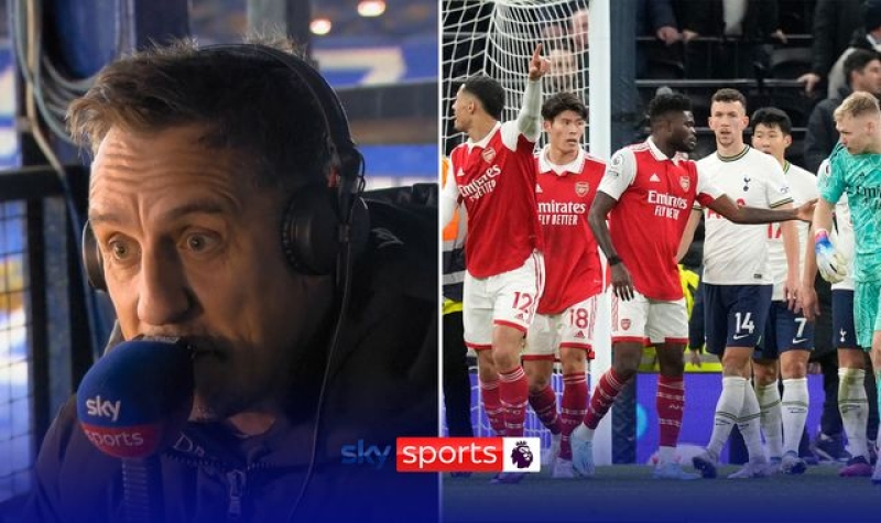 Gary Neville: North London derby against Tottenham is Arsenal&#039;s big moment of season