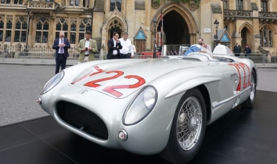 Sir Stirling Moss: Classic cars, royalty and celebrities gather in Westminster to celebrate motor racing legend
