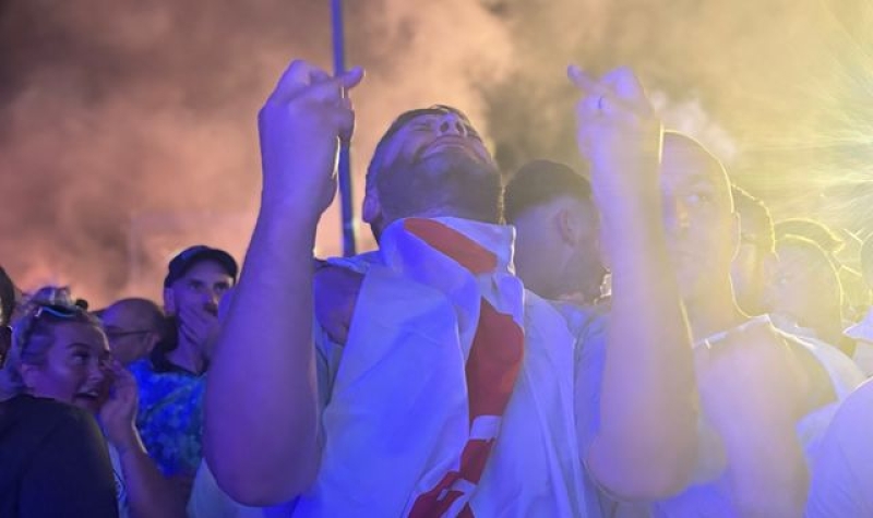 In Berlin&#039;s fan zones, England fans sang out until Euro 2024 hope turned to heartbreak