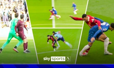 Ref Watch: Dermot Gallagher analyses John Stones&#039; winner for Man City, William Saliba&#039;s red card at Bournemouth and more