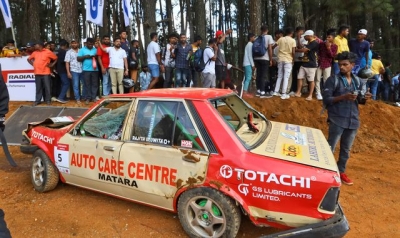 Race car veers off track and kills seven people in Sri Lanka