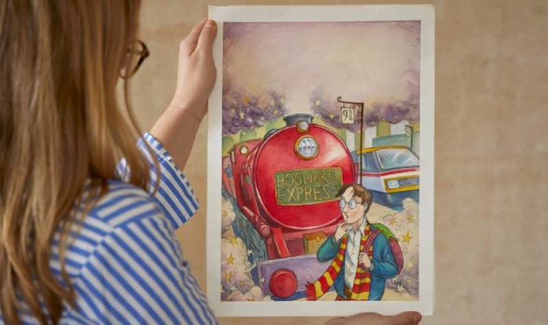 Philosopher&#039;s Stone artwork becomes most expensive Harry Potter item ever sold at auction