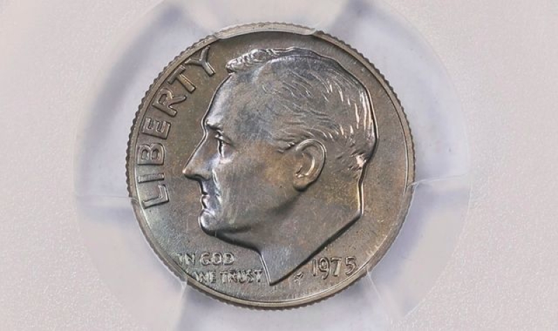 Rare 1975 Roosevelt dime fetches more than $500,000 at auction