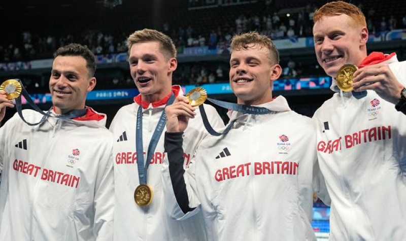 Olympics 2024: Team GB retain swimming relay gold as Nathan Hales breaks records and Simone Biles cements legacy