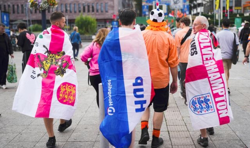 Dutch fans descend on Dortmund ahead of semi-final - but Southgate backs England fans to make themselves heard