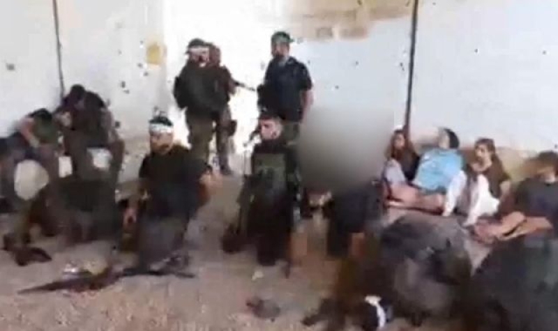 Video showing bloodied Israeli female soldiers captured by Hamas released