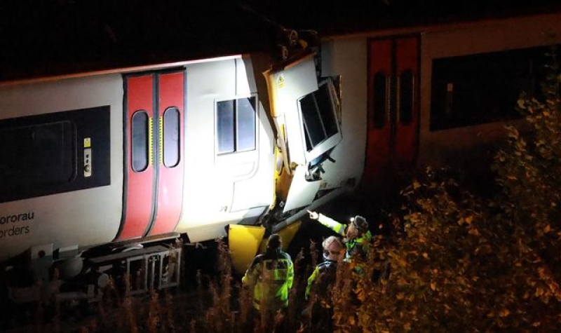 Wales: One dead and 15 in hospital after two trains collide