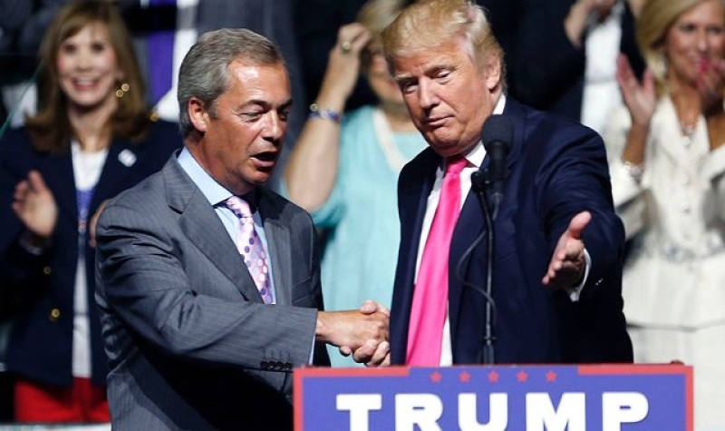 Nigel Farage claims Donald Trump &#039;learned a lot from me&#039;