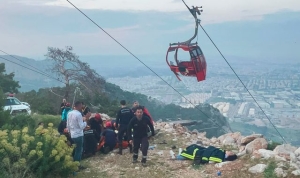 Turkey cable car collision: More than 40 still suspended high up mountain after fatal crash