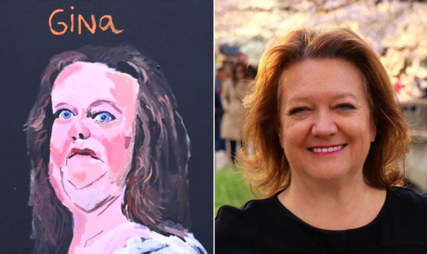 Australia's richest woman Gina Rinehart 'demands' gallery removes her portrait