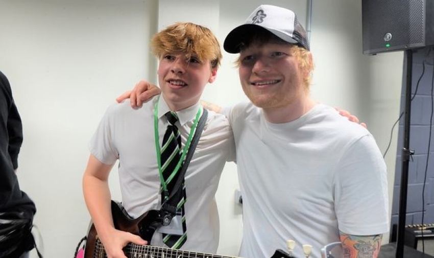 Ed Sheeran surprises Sheffield College music students with impromptu gig