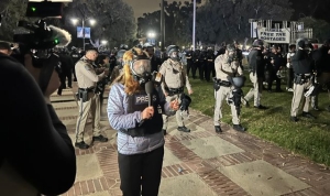UCLA protests: &#039;I was caught between students and police - a dispersal order feels imminent&#039;