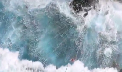 Tourist dies after falling into sea in Tenerife - as footage shows extreme waves battering coast