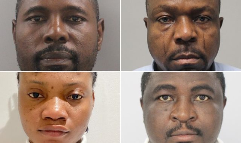 Four jailed after forging more than 2,000 marriage documents for Nigerian nationals