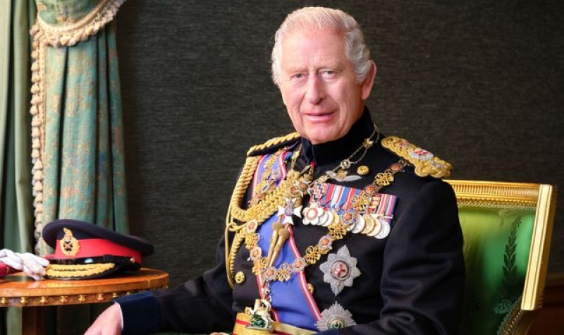 New portrait of King released as Queen Camilla issues rare statement in support of armed forces