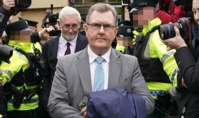 Ex-DUP leader Jeffrey Donaldson in court charged with rape - his wife charged with aiding him