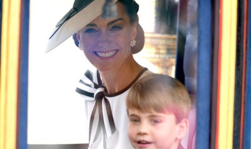 Beaming Kate returns to royal events at Trooping the Colour - her first public appearance since cancer diagnosis