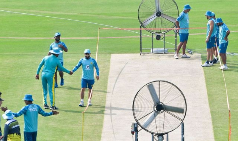 Pakistan use patio heaters to recreate &#039;extreme&#039; pitch for final test against England