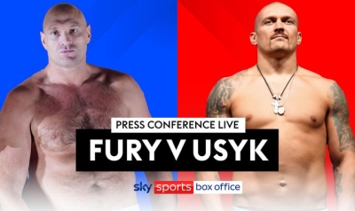 Fury vs Usyk: Watch a live stream as the British heavyweight star holds a press conference