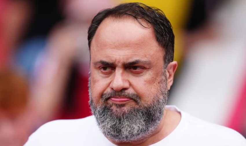 Nottingham Forest owner Evangelos Marinakis banned for five games over spitting at floor as match officials walked past