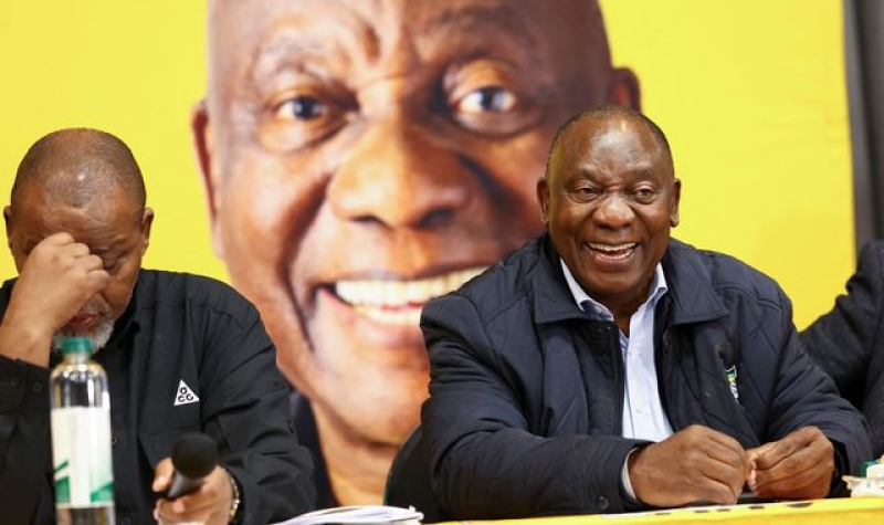 South Africa&#039;s President Cyril Ramaphosa re-elected for second term after coalition deal