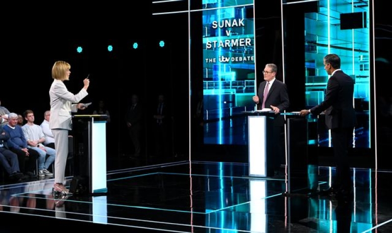 General Election 2024: Key moments from first TV debate between Rishi Sunak and Sir Keir Starmer