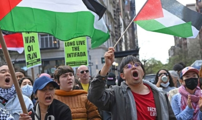 Dozens arrested at Yale University and Columbia cancels classes amid pro-Palestinian protests