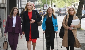 BBC newsreaders Martine Croxall,  Annita McVeigh, Karin Giannone and Kasia Madera begin legal action against corporation